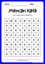 Lembar 9: Mencari Kata