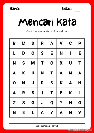 Lembar 10: Mencari Kata