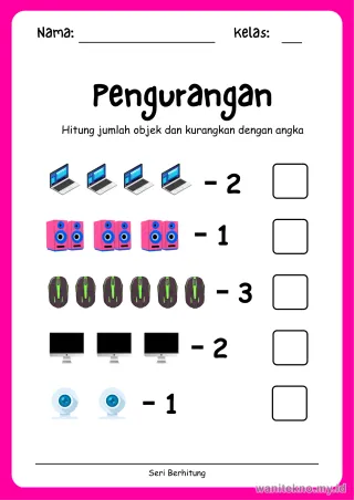 Lembar 7: Pengurangan