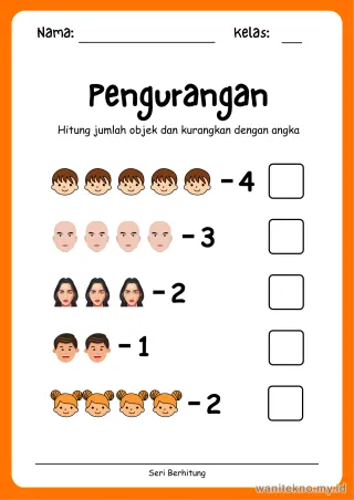 Lembar 8: Pengurangan