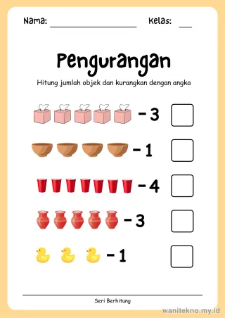 Lembar 10: Pengurangan