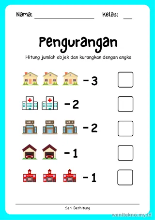 Lembar 12: Pengurangan
