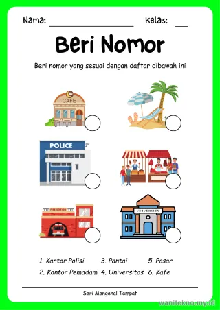 Lembar 3: Beri Nomor