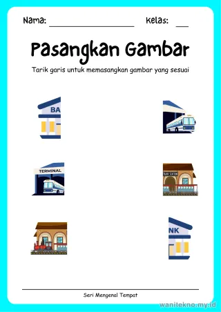 Lembar 11: Pasangkan Gambar