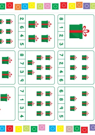 Pratinjau paket 19 Lembar Permainan Berhitung — PAUD Gratis PDF