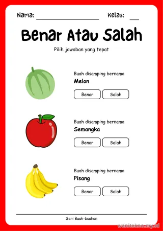 Lembar 2: Benar Atau Salah
