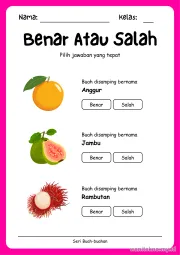 Lembar 3: Benar Atau Salah