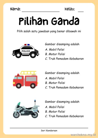 Lembar 9: Pilihan Ganda