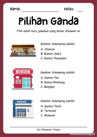 Lembar 3: Pilihan Ganda