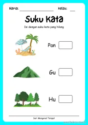 Lembar 6: Suku Kata