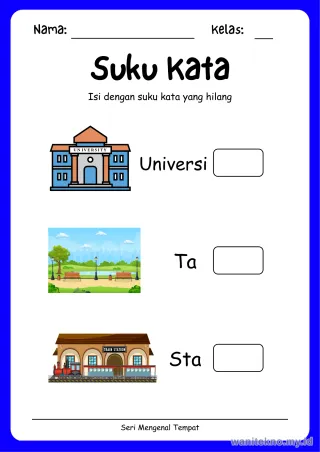 Lembar 9: Suku Kata