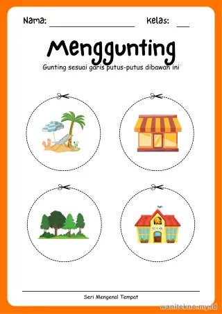 Lembar 12: Menggunting