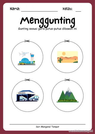 Lembar 13: Menggunting
