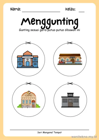 Lembar 14: Menggunting