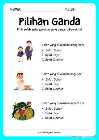 Pratinjau paket 12 Lembar Pilihan Ganda — SD Kelas 1-3 Gratis PDF