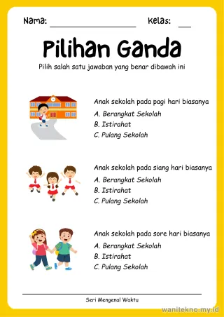 Lembar 2: Pilihan Ganda