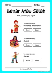 Lembar 1: Benar Atau Salah