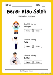 Lembar 2: Benar Atau Salah
