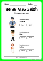 Lembar 3: Benar Atau Salah
