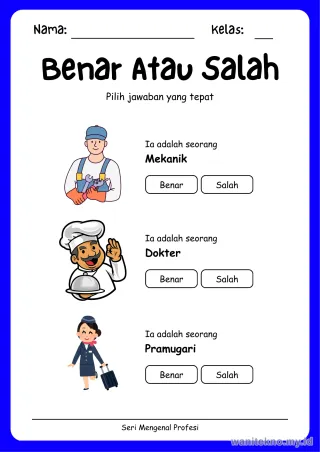 Lembar 4: Benar Atau Salah