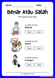 Lembar 4: Benar Atau Salah