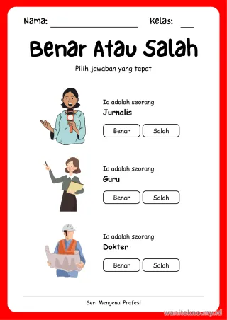 Lembar 5: Benar Atau Salah