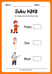 Lembar 7: Suku Kata