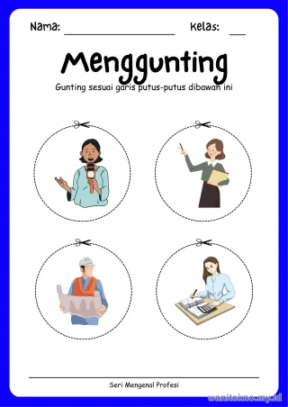 Lembar 14: Menggunting
