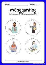 Lembar 14: Menggunting