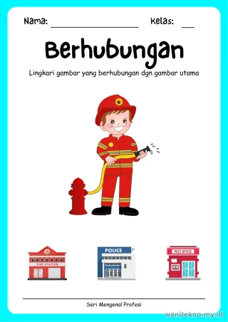Pratinjau paket 20 Lembar Pilihan Ganda Profesi — SD Kelas 1-3 Gratis PDF
