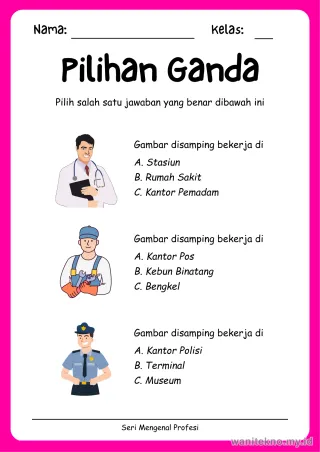 Lembar 6: Pilihan Ganda