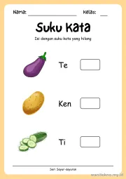 Lembar 9: Suku Kata