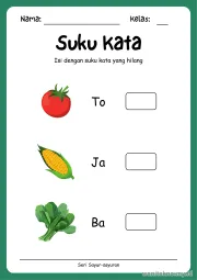 Lembar 10: Suku Kata