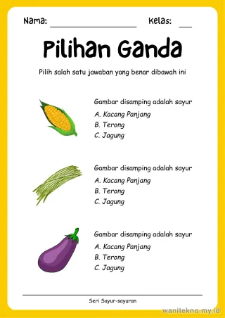 Lembar 12: Pilihan Ganda