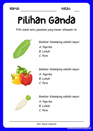 Lembar 14: Pilihan Ganda