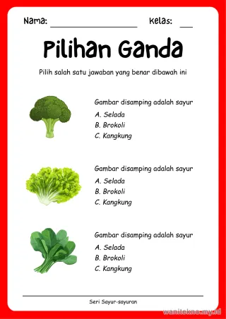 Lembar 15: Pilihan Ganda