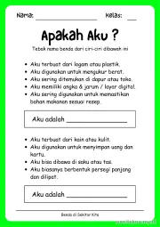 Lembar 2: Apakah Aku ?