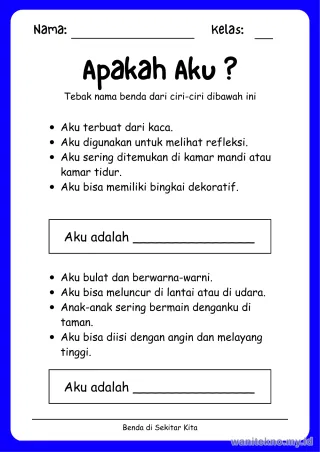 Lembar 3: Apakah Aku ?