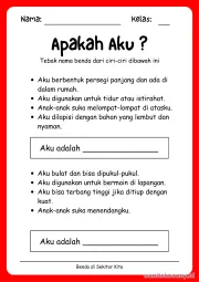 Lembar 4: Apakah Aku ?