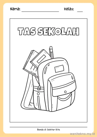 Lembar 8: TAS SEKOLAH