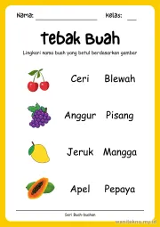 Lembar 2: Tebak Buah