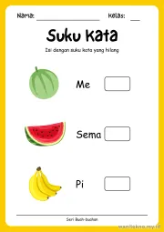 Lembar 12: Suku Kata