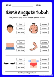 Lembar 4: Nama Anggota Tubuh