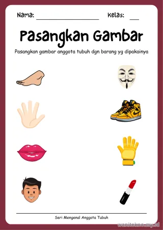 Lembar 8: Pasangkan Gambar