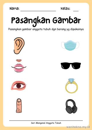 Lembar 9: Pasangkan Gambar