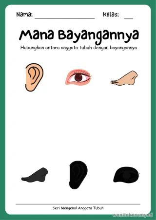 Lembar 10: Mana Bayangannya