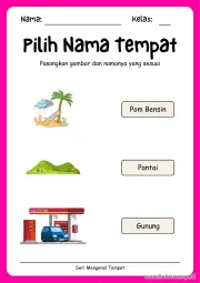 Lembar 1: Pilih Nama Tempat