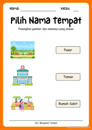 Lembar 2: Pilih Nama Tempat