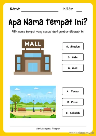 Lembar 3: Apa Nama Tempat Ini?