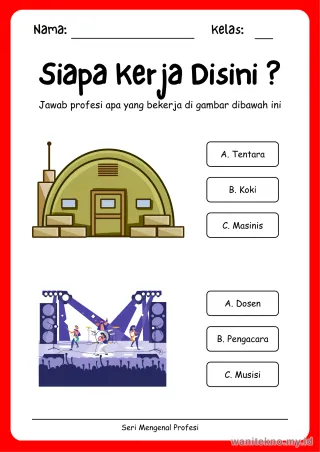 Lembar 5: Siapa Kerja Disini ?
